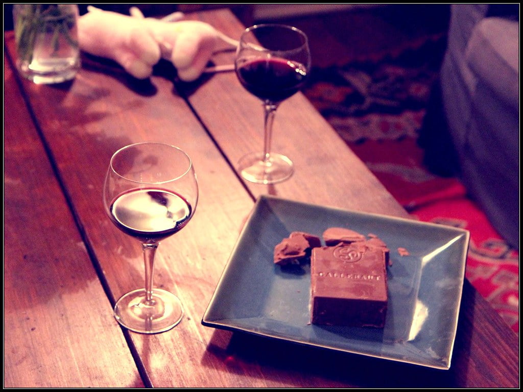 Chocolate with Wine